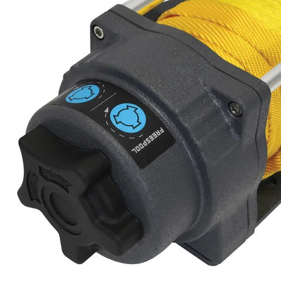 Superwinch 2500 LBS 12V DC 3/16in x 40ft Synthetic Rope Terra 2500SR Winch - Gray Wrinkle - 1125270