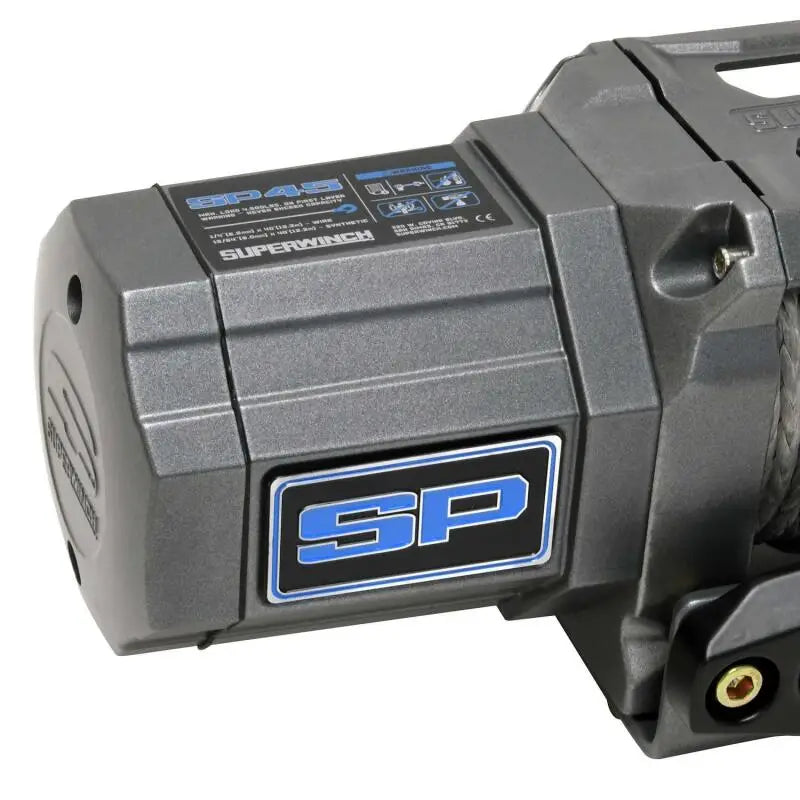 Superwinch 4500 LBS 12V DC 1/4in x 40ft Synthetic Rope Hawse Fairlead SP 45SR Winch - Winches & Hitches