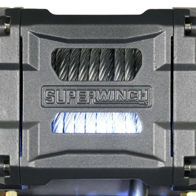 Superwinch 4500 LBS 12V DC 15/64in x 40ft Steel Rope Roller Fairlead SP 45 Winch - Winches & Hitches