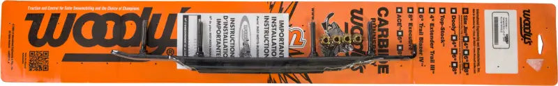 Woody’s Carbide Snowmobile Studs and Track Drill Bit Kit with SY8-6580 Slim Jim Dooly