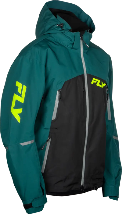 Incline Jacket Teal/Black Sm - FLY RACING