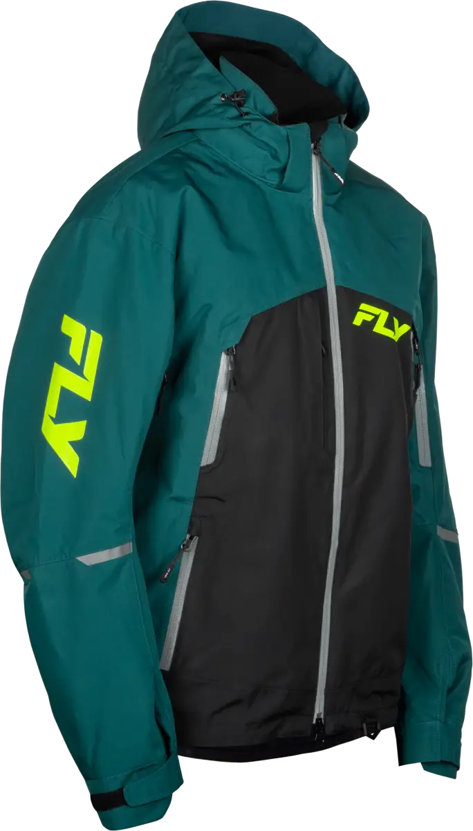 Incline Jacket Teal/Black Sm - FLY RACING