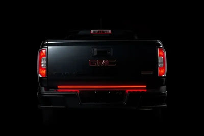 Tailgate Light - LED 48 Inch Flexible Bar; Clear Lens; Red Turn Signals/ White Reverse/ Brake/ Running/ Hazard