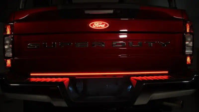 Tailgate Light - LED 60 Inch Flexible Bar; Amber Turn Signal/ White Reverse/ Red Brake/ Running Operation; High Power