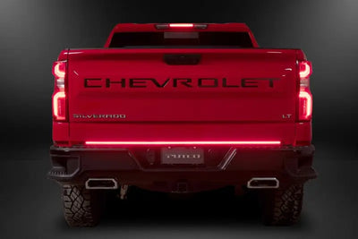 Tailgate Light - LED 60 Inch Flexible Bar; Amber Turn Signals/ White Reverse/ Red Brake/ Running/ Hazard Operation;