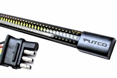 Tailgate Light - LED 60 Inch Flexible Bar; Amber Turn Signals/ White Reverse/ Red Brake/ Running/ Hazard Operation;