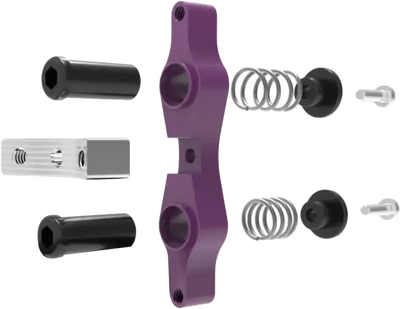 Tamer Double Button X Wing Purple - TAMER