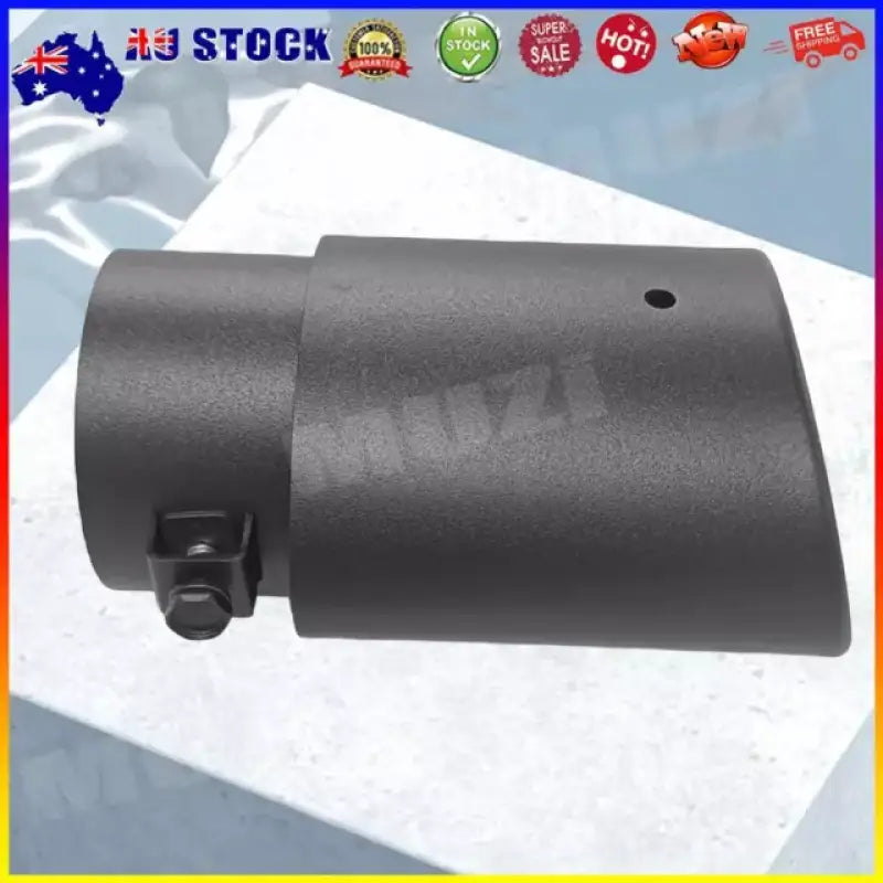 TB112540 Speedfx Exhst Tp Blk 2.5’ In 4’ Out 7’L - Exhaust Tail Pipe Tip