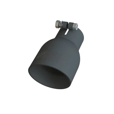 TB112540 Speedfx Exhst Tp Blk 2.5’ In 4’ Out 7’L - Exhaust Tail Pipe Tip