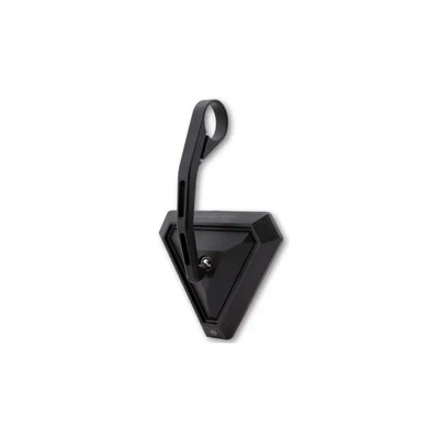 Tetra Bar End Mirror Long Stem Each Black 