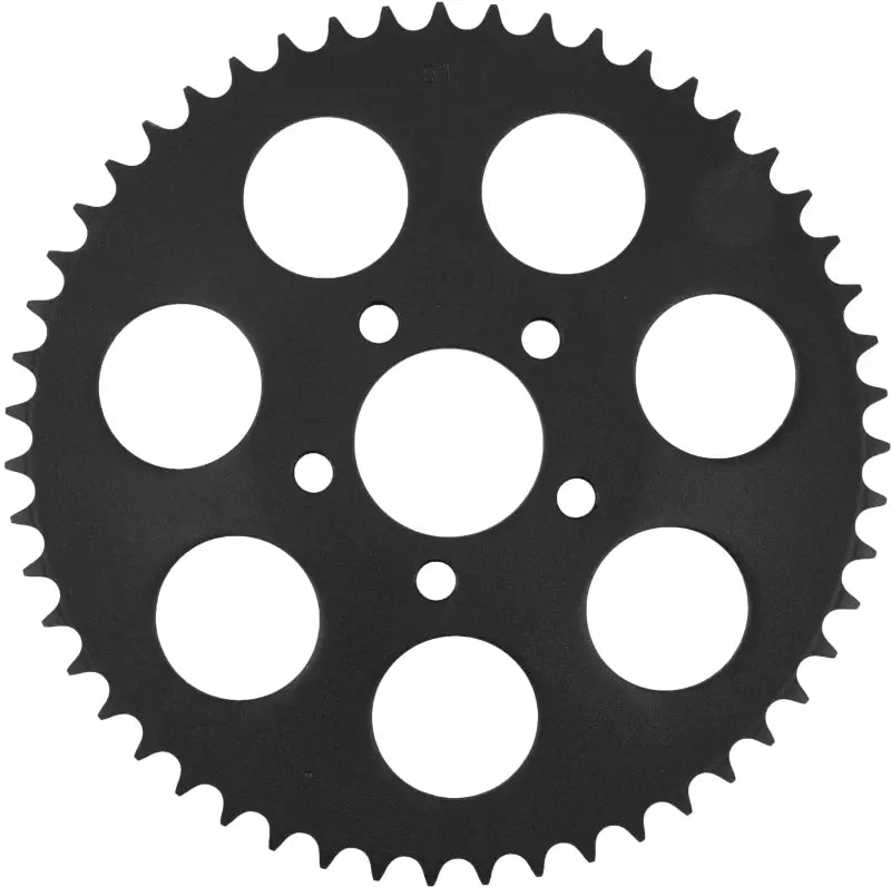 HARDDRIVE Textured Black Rr Sprocket Dished 51t 00 13 Big Twin for Powersports