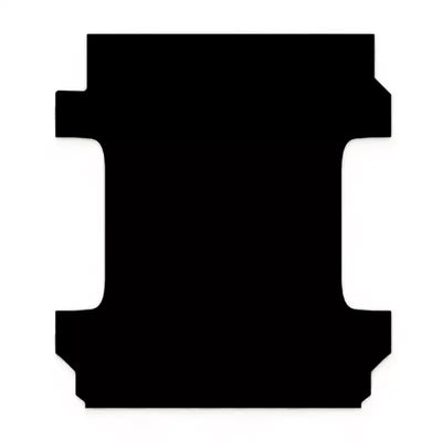 Black floor mat for Legend Fleet pickup truck with automat bar rubber design