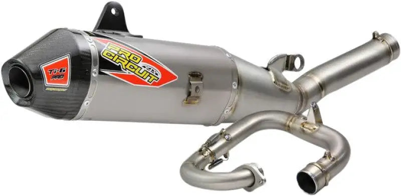 PRO CIRCUIT Ti 6 Pro Ti Sys W/Carbon Cap Yz450f for Powersports
