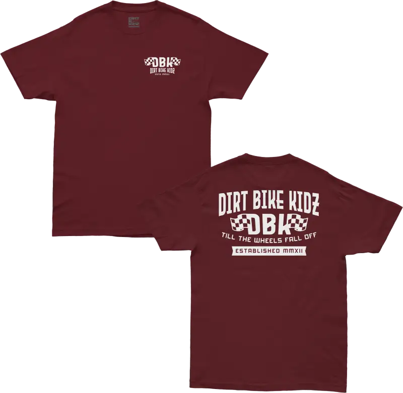 Till The End Tee Burgundy Md - DBK