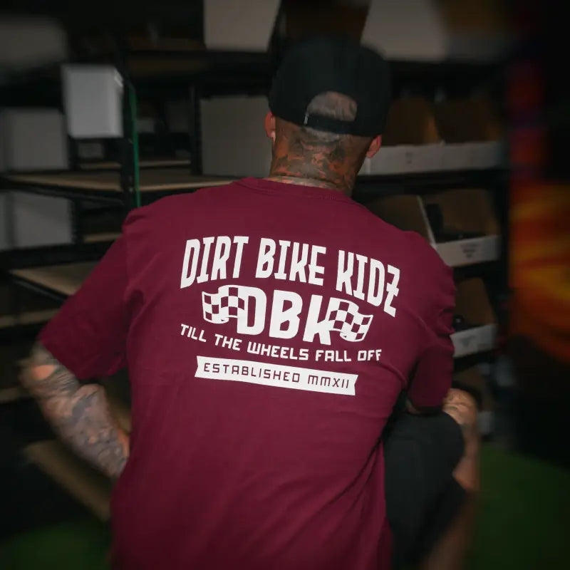 Till The End Tee Burgundy Md - DBK