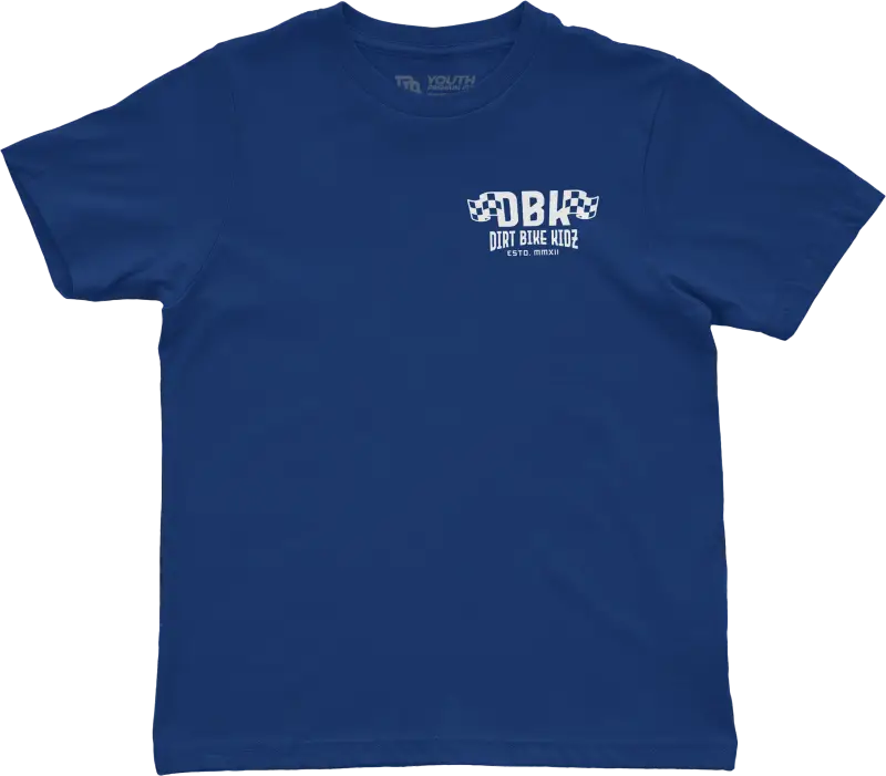 Till The End Youth Tee Royal Blue Ym - DBK