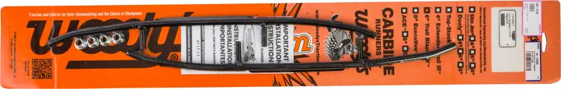 Automotive wiper blade in retail packaging for TLX4-8350 6 inch Carbide Runners featuring round bar runners