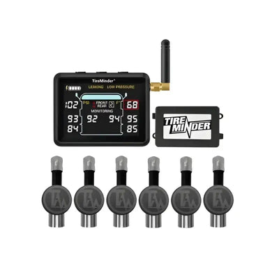 TM22164 Valterra Llc Tireminder I10 with 6 Flow Through tire pressure monitoring system on a digital display with sensors for RV, Automotive, Powersports, off-road, marine, truck accessories, RV parts, AVADA - Best Sellers