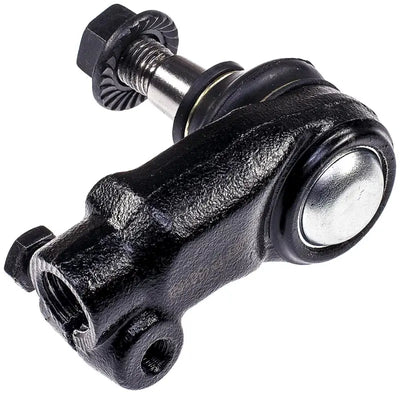 Black metal tie rod end with threaded bolt for Dorman TO36004PR tie rod assembly