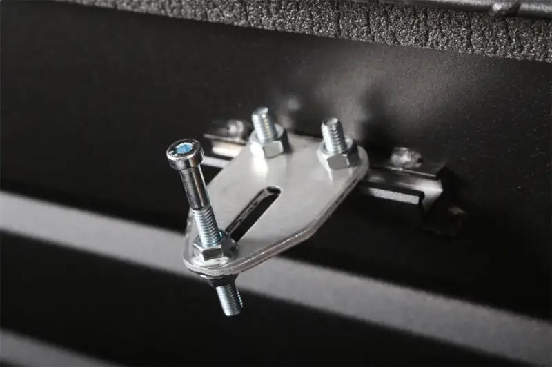 Tool Box Crossover Standard; Single Lid; Diamond Tread; Black Textured Powder Coated Aluminum; 69-3/4 Inch Length x 20