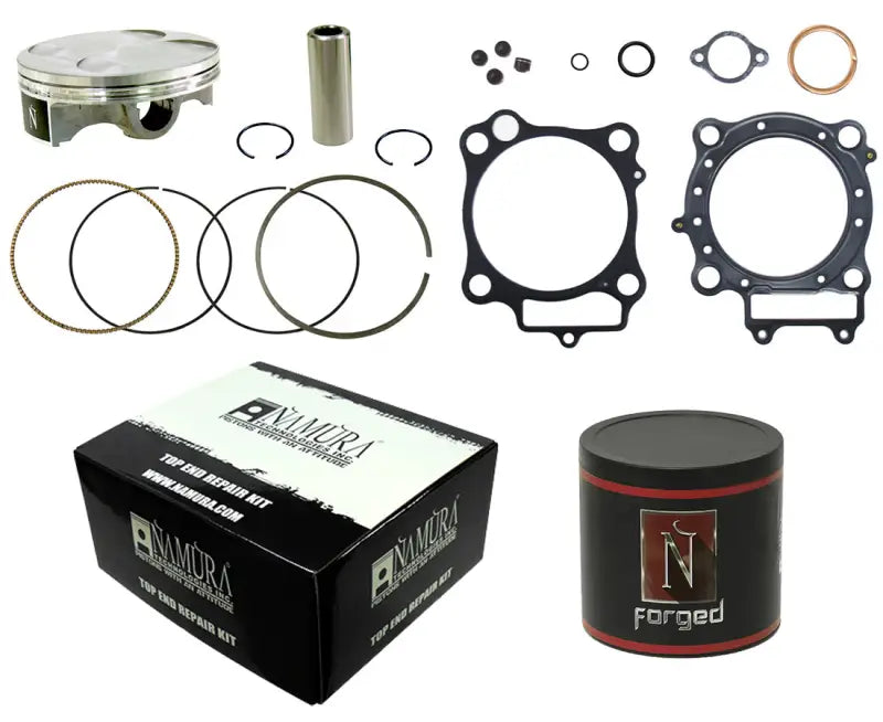 NAMURA Top End Kit Forged Nikasil Cyl 95.98/+0.01 11:1 Hon for Powersports