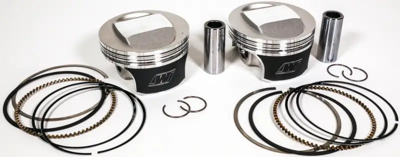 WISECO Tracker Piston Kit Evo Flat Big Twin 1340 8.5:1 Std for Powersports