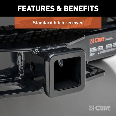 Trailer Hitch Rear Class III; Square Tube; 2 Inch Receiver; 4000 Pound Weight Carrying Capacity/ 600 Tongue - Truck &