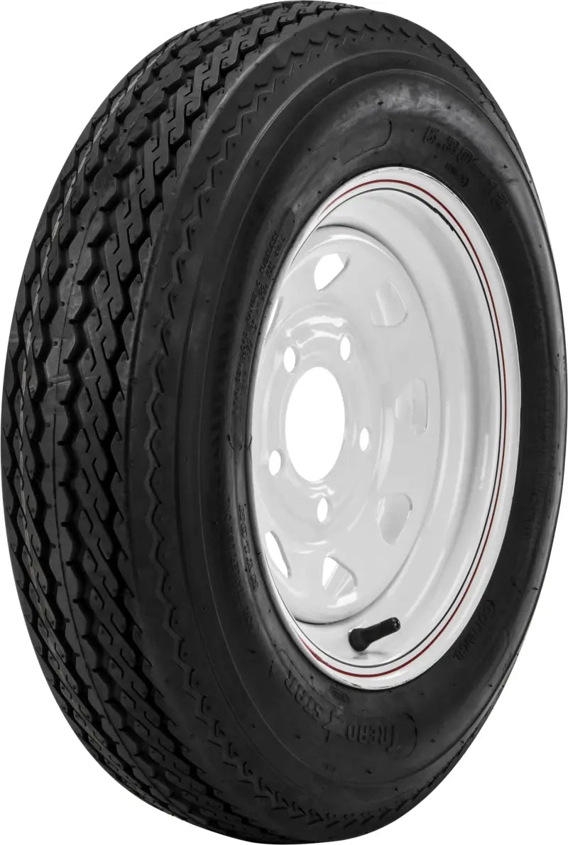 Trailer Tire And Wheel Assembly White 