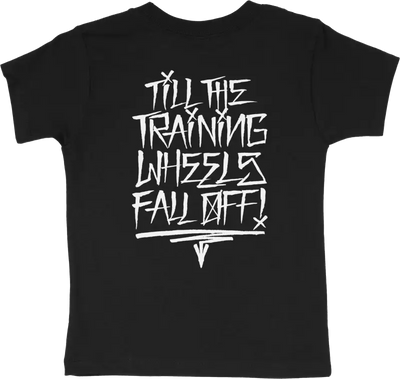 Training Wheels Toddler Tee Black 2t - DBK