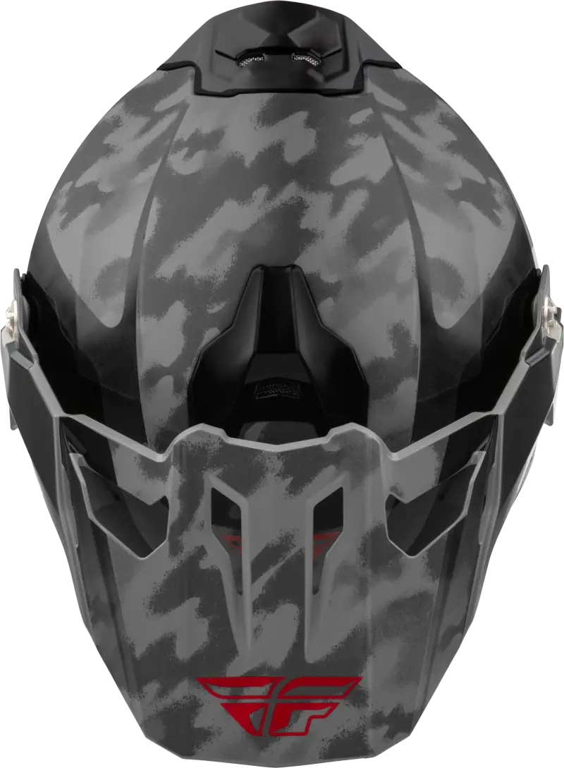 Trekker Pulse Helmet Black Camo/Red 2x - RV and Auto Parts