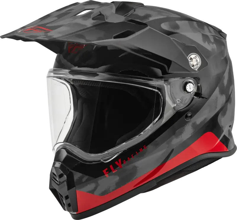 Trekker Pulse Helmet Black Camo/Red Md