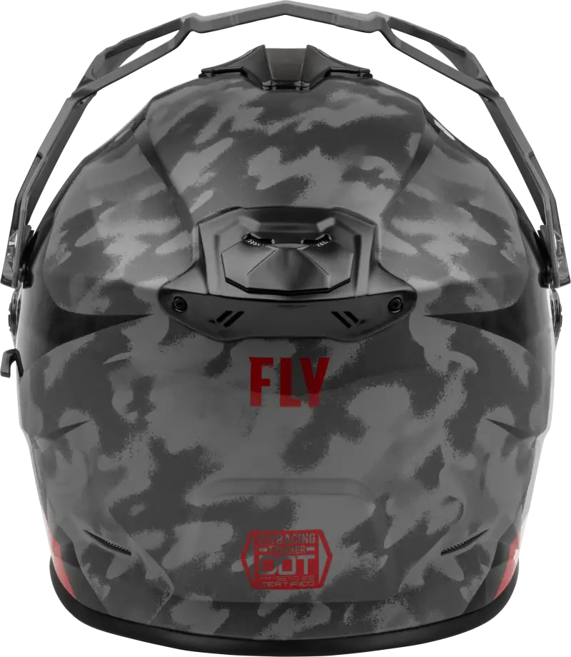 Trekker Pulse Helmet Black Camo/Red Sm - RV and Auto Parts