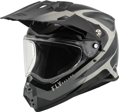 FLY RACING Trekker Pulse Helmet Black/Grey Sm