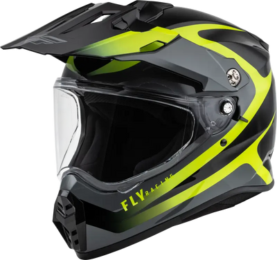 FLY RACING Trekker Pulse Helmet Black/Hi Vis Xl