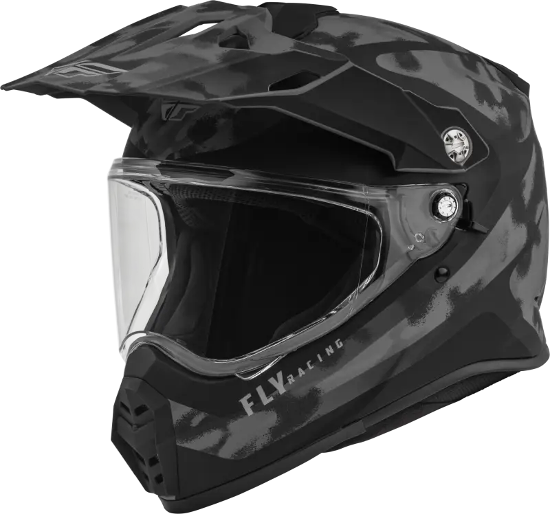 FLY RACING Trekker Pulse Helmet Matte Grey/Black Camo Lg