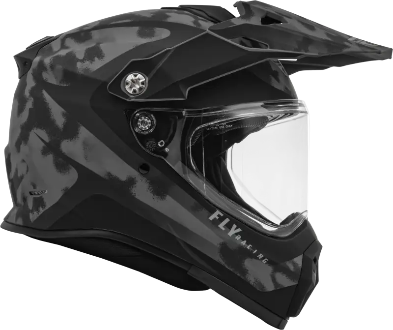 Trekker Pulse Helmet Matte Grey/Black Camo Md - RV and Auto Parts