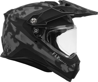 Trekker Pulse Helmet Matte Grey/Black Camo Xl - RV and Auto Parts