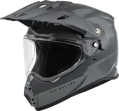 FLY RACING Trekker Solid Helmet Grey Md