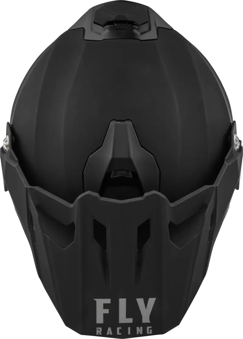 Black motocross helmet with chin bar for powersports, ideal for RV parts & accessories