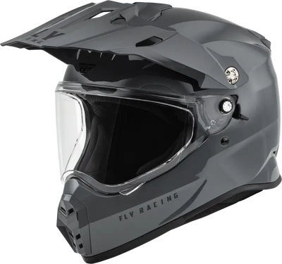 Trekker Solid Helmet Grey 2x - FLY RACING