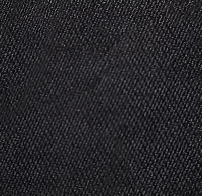 Dark gray denim textured fabric for Black FIA TRS bucket seat cover