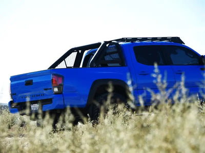 Truck Bed Bar Modular Style; Mounts Up To 4 Lights; Powder Coated; Black; Steel - & Automotive