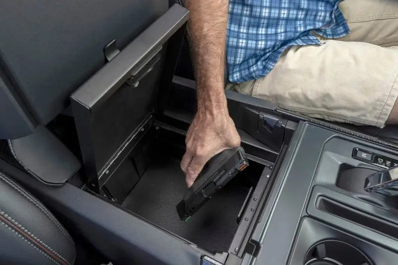 Tuffy Ford F150 Console Safe W/ Combo Lock For W/ Flow Thru Console - Tuffy Products