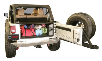 Tuffy Jk Unlimited Tailgate Enclosure- Black For 2011+ - Tuffy Products