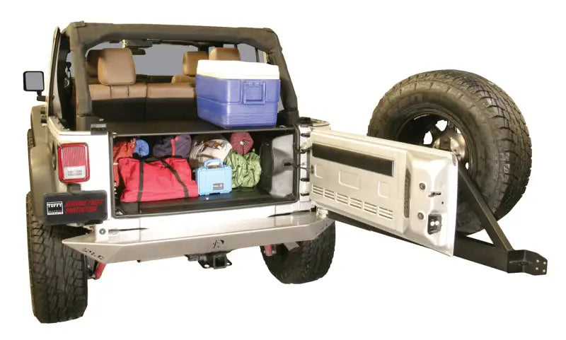 Tuffy Jk Unlimited Tailgate Enclosure- Black For 2011+ - Tuffy Products