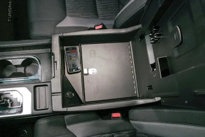 Tuffy Console Safe W/ Keyed Lock For Toyota Tundra W/ Flow Thru Console - Tuffy Products