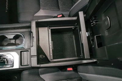Tuffy Console Safe W/ Keyed Lock For Toyota Tundra W/ Flow Thru Console - Tuffy Products