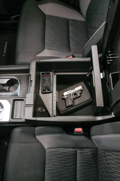 Tuffy Console Safe W/ Keyed Lock For Toyota Tundra W/ Flow Thru Console - Tuffy Products