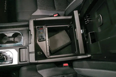 Tuffy Console Safe W/ Keyed Lock For Toyota Tundra W/ Flow Thru Console - Tuffy Products
