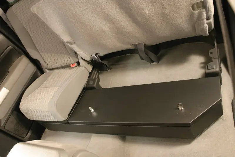 Tuffy 07-21 Toyota Tundra Double Cab Underseat Lockbox W/ Keyed Lock - Tuffy Products
